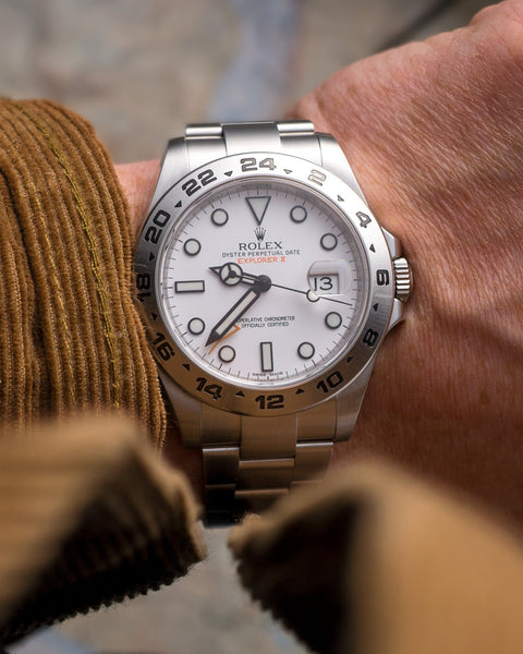 Rolex explorer ii details sale