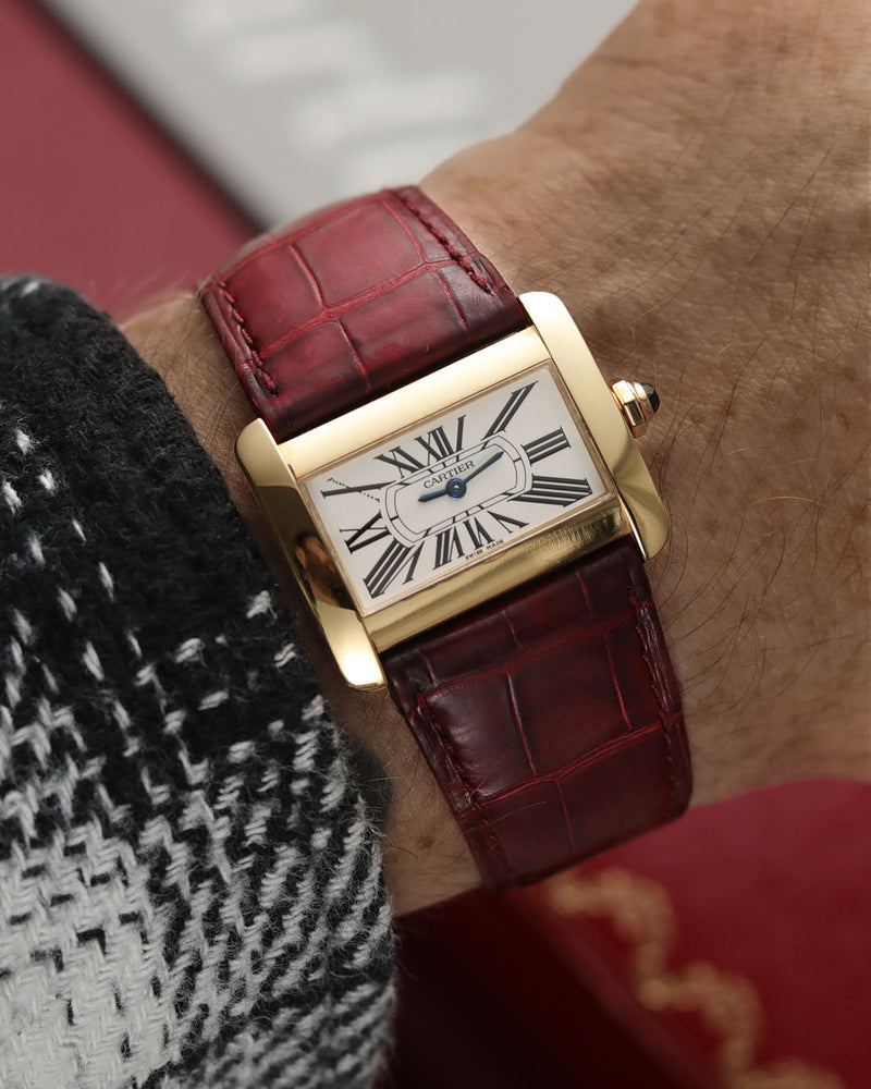 Cartier divan watch price best sale