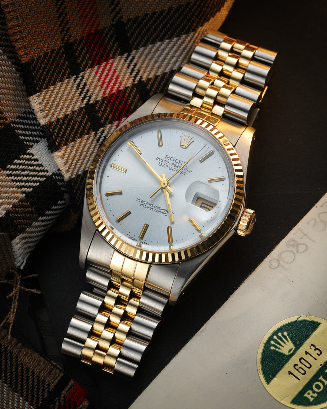 Rolex Datejust 16013 1987 With Papers Box Automatic