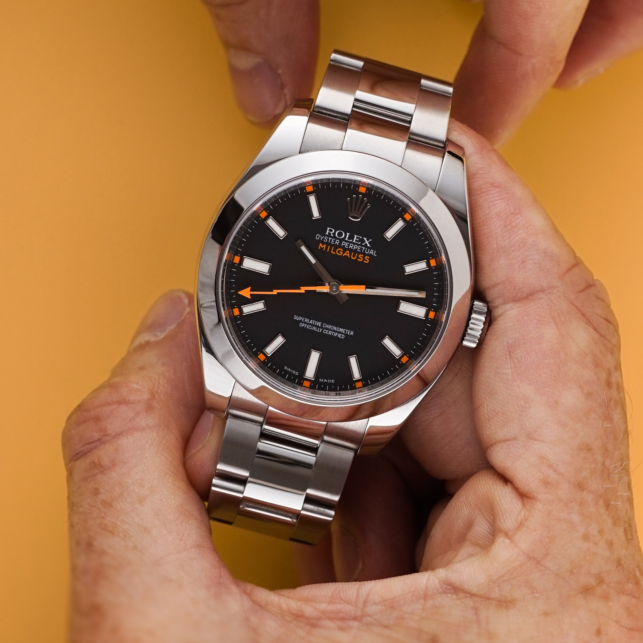 Milgauss orange shop