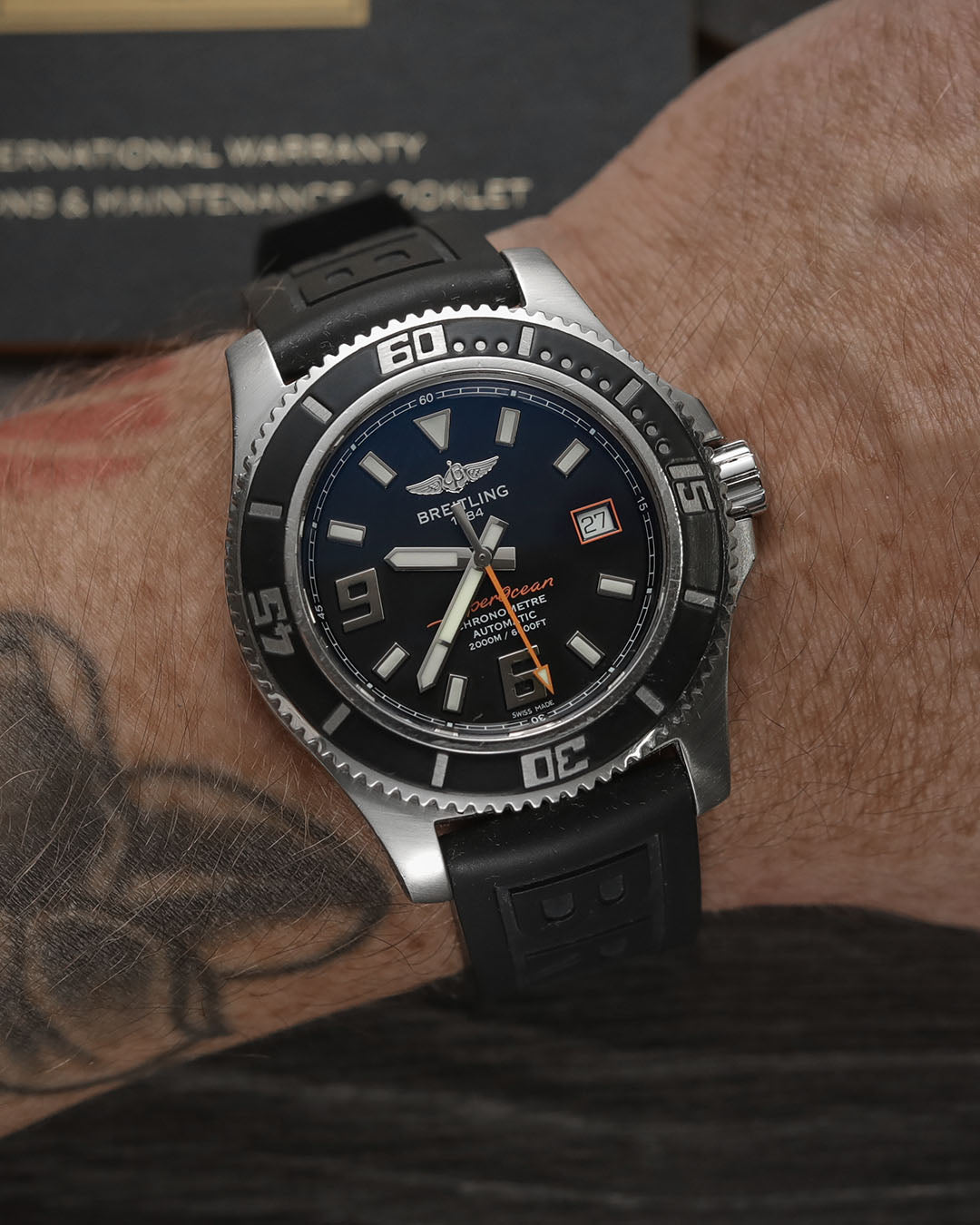 breitling superocean chronometer